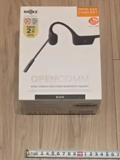 新品 未使用 未開封 SHOKZ OPENCOMM 2 骨伝導イヤホン ブラック - メルカリ