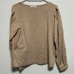 OPAQUE.CLIP 長袖カットソー ベージュ オペークドットクリップ