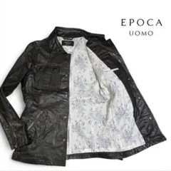 ● 美品EPOCA UOMOドライビングレザージャケット 山羊革 ライダース M