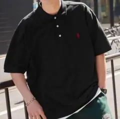 ポロシャツ ブラック　POLO