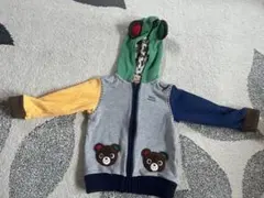 MIKI HOUSE クマ耳付きパーカー