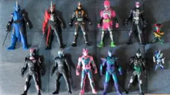仮面ライダー　ソフビ　人形　フィギュア　12体　セット