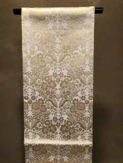 袋帯 金糸花束 新古品　未仕立て品　お仕立て込み