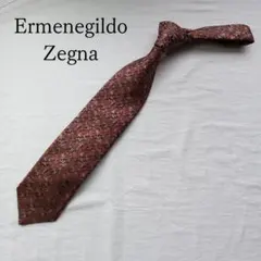 エルメネジルドゼニア ネクタイ シルク ペイズリー イタリア製【n5657】