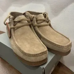 【新品】Clarks WallabeeEVO ワラビーエヴォ ブーツ　ベージュ