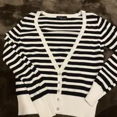 CECIL McBEE ボーダー　ニットカーデガン♡ 薄手