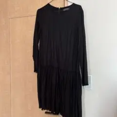 ZARA WOMAN 黒 長袖ワンピース