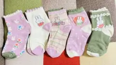 【新品】ミッフィーキッズ靴下 5足セット16-18cm Lサイズ