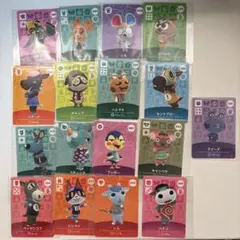 あつまれどうぶつの森 amiibo カードセット　レム　カジロウ　17枚