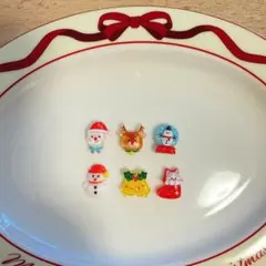 【新品未使用】ネイルパーツ ハンドメイド デコパーツ クリスマス
