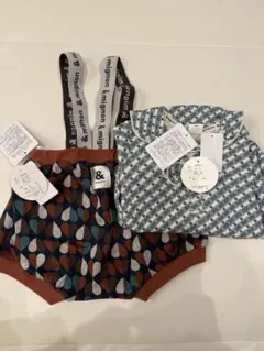 新品未使用　バースデイ　ロンパースとパンツセット &mignon アンドミニョン
