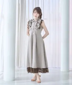 rosemuse flare shirt dress ロゼミューズ イエロー - メルカリ