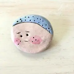 オーブン粘土ブローチ 少年君(⁠ ⁠◜⁠‿⁠◝⁠ ⁠)⁠♡