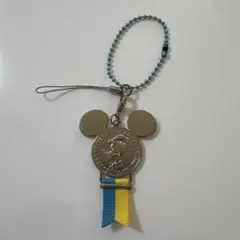 東京ディズニーリゾート ドナルドダック メダル型キーホルダー
