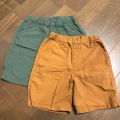 UNIQLO ナイロンハーフパンツ　140㎝　２枚セット　キッズ