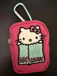 ハローキティ展 カラビナミニポーチ 大分先行カラー 限定 HELLOKitty展