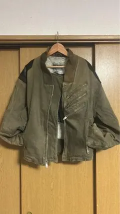 オリーブ ジャケット