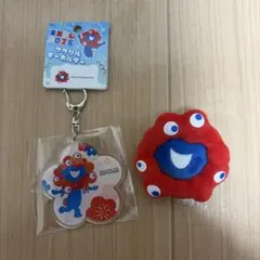 【美品】EXPO 2025 ミャクミャクキーホルダー　ぬいぐるみバッジ