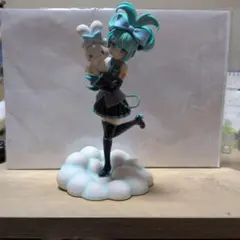 初音ミクとシナモンローンのフィギュア