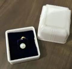 【ケース付】パール タイタック ピンブローチ 一粒 メンズ スーツ小物