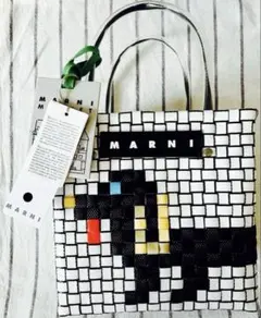 MARNI 犬の顔モチーフ かごバッグ - メルカリ