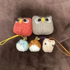 ふくろう 5匹