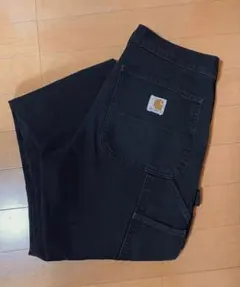 カーハート WIP シングルニーパンツ RIGID ブラック ワーク ストリート 