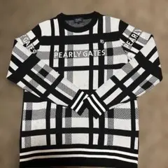 PEARLY GATES チェック柄 セーター