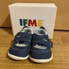 IFME ベルト付きスニーカー 14.5ネイビー
