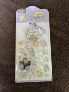ボンボンシールセットキーホルダー付 ポケモン 新品未開封】韓国限定 ポケモン ボンボンステッカー 2種セット