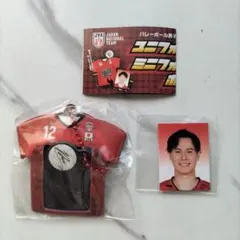 髙橋藍選手 ユニフォームミニフォトフォルダー 12番 キーホルダー
