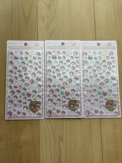 ボンボンドロップシールミニ　しずくちゃん　ピンク