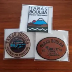 TARAS BOULBA 刺繍ワッペン 3枚セット