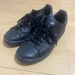 adidas STAN SMITH ブラック レザー スニーカーのサムネイル