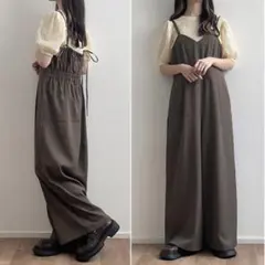 しまむら mero Wストラップサロペット