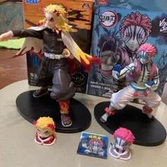【鬼滅の刃】煉獄杏寿郎&猗窩座 フィギュアセット(おねむたんおまけ付)