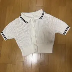 WEGO 半袖 ニット ホワイト