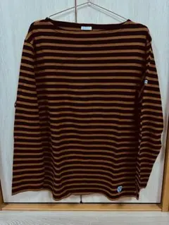 ORCIVAL 茶色と黒長袖カットソー サイズ4