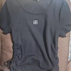 INGNI 胸刺繍 トップス 黒