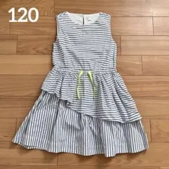 【120】クルーカッツ 女の子 ワンピース ノースリーブのサムネイル