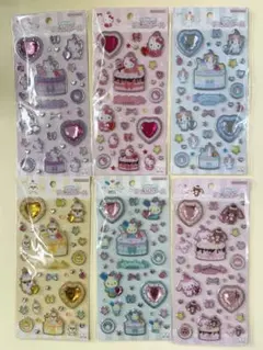 キラキラジュエルシール サンリオ 正規品 6枚セット