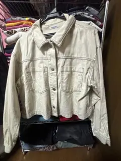 OLIVE des OLIVE クリーム クロップドジャケット