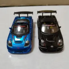 1/64 マッスルマシーン RX-7 セット売り Amazon | HJ64 1/64 マツダ RX-7 (FD3S)RED SUNS/頭文字D VS