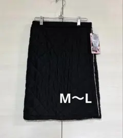 防寒巻きスカート 3wayスカート 3way裏ボアスカート ショート ブラック