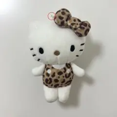 激レア☆ハローキティのティッシュ入れ・チェーンマスコット☆ヒョウ柄