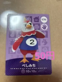 amiibo カード　あつ森　どうぶつの森　ペシみち