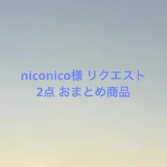niconico様 リクエスト 2点 まとめ商品