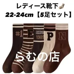 【5足セット】レディース靴下　靴下　冬　秋　防寒　冷え対策22-24cm