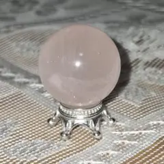 天然石✨️スターローズクォーツ　スフィア　ミニ✨️六芒星あり