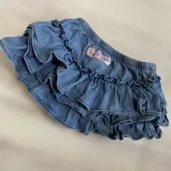 RuffleButts ラッフルバッツ デニムフリル　ショートパンツ　2T3Tのサムネイル